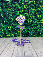 Single Wooden Rose