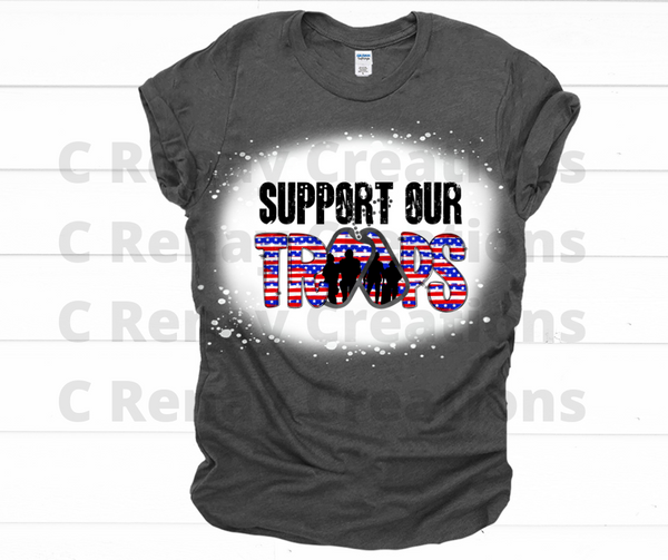 Support Our Troops (RED/White/Blue)